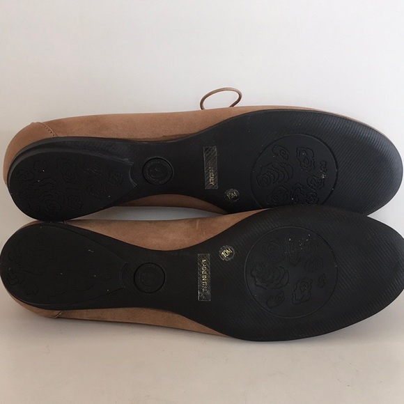 Sesto Meucci Tan Suede Leather Lace Up Loafer W/ Decorative Cut Outs Size 10 - Picture 8 of 8